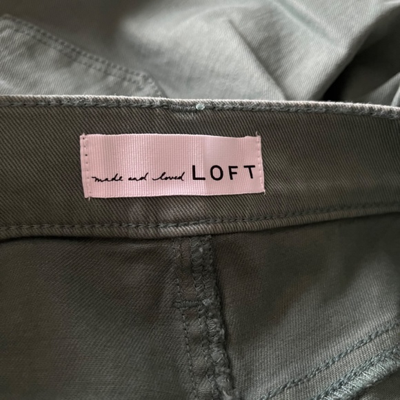 NWT Green Loft Skinny Jeans - Picture 4 of 5